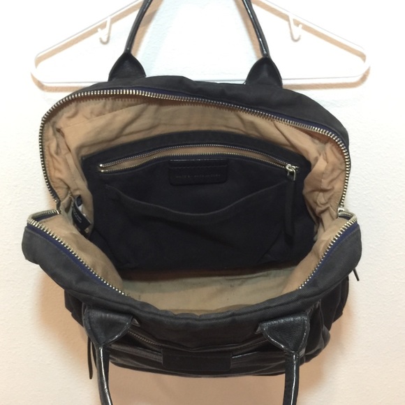 Marc by Marc Jacobs Leather/Canvas Tote GUC - Picture 4 of 8